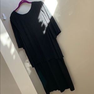 1 piece pull-over dress.